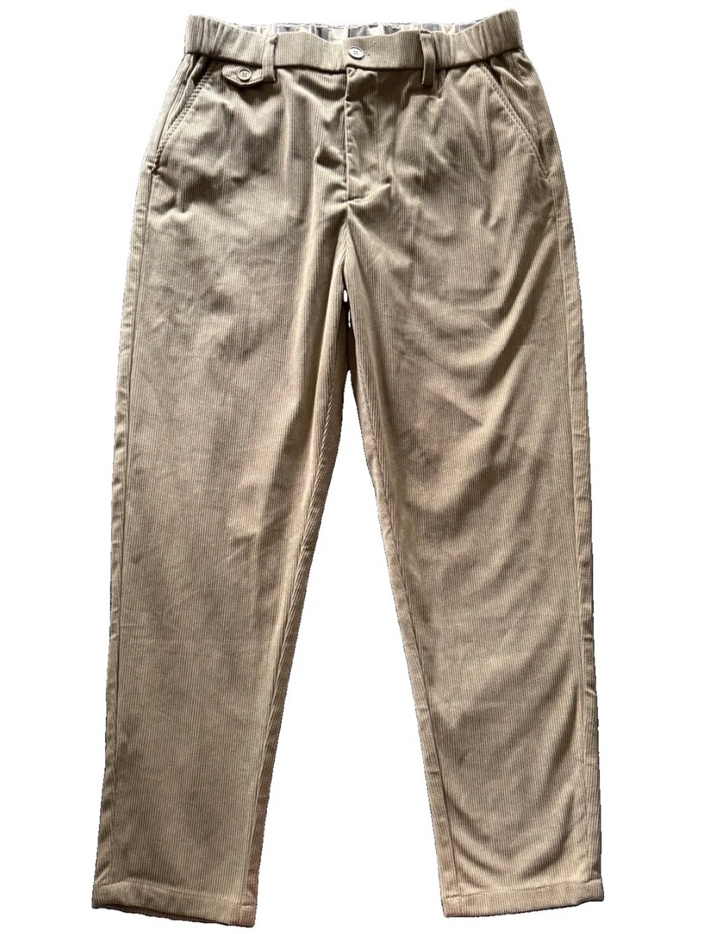 Kidoriman Miyabi Corduroy Pants XL Japanese Streetwear Tapered Elastic Waist NWT